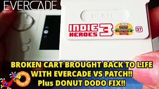 Evercade Broken Cart Indie Heroes 3 Brought Back To Life With VS Patch! Plus Donut Dodo Fix!!