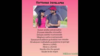 Neeve Jabili Lyrical Song||Software Developer||Shanmukh Jaswanth||Vaishnavi ||WhatsApp Status