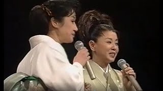 都はるみと小林幸子　「ふたりのビッグショー~今、私らしくこの歌を伝えたい~」１９９９年４月５日放映、はるみさん、５１歳