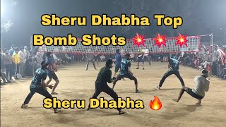 Sheru Dhabha Top Blast Shots 💥 💥 💥  Shooting volleyball #Shootingvolleyball Molaheda Tournament