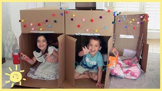PLAY |  2.5 Bedroom Cardboard House!
