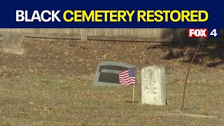Historic Black cemetery restored for Veterans Day
