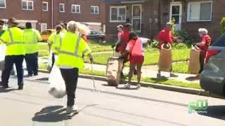 Volunteers From The Clean Camden Campaign Spent Saturday Making Neighborhoods Cleaner