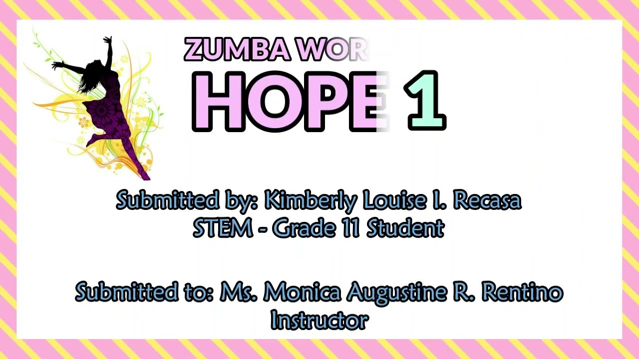 Zumba Performance Task Pe And Health Youtube