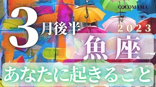 魚座♓️ 【3月後半あなたに起きること】2023　ココママの個人鑑定級！当たる！！タロット占い🔮