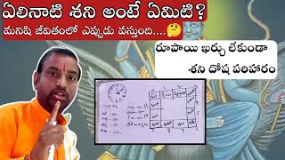 ఏలినాటి శని అంటే ఏమిటి l Eelinati Shani Telugu l Elinati Shani Remedies In Telugu l Daivabalam l