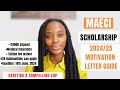 A GUIDE ON HOW TO WRITE YOUR MOTIVATION LETTER FOR THE MAECI SCHOLARSHIP APPLICATION 2024