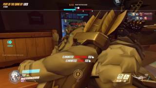 Overwatch - Quick Play - Reinhardt Doesn't Appreciate BM (Bad Manners)