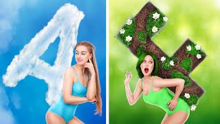 Chica del Cielo vs Chica de la Tierra / ¡Cosas Extrañas que Hacen las Chicas Cuando se Enamoran!