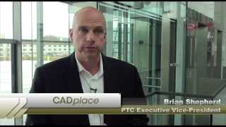 CADplace Windchill 10.2 interview with PTC's Brian Shepherd at PTC Live in Germany
