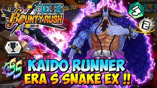 KAIDO RUNNER TERBAIK!! ERA S SNAKE!! JEBOLL BENDERA 1 MAP || ONE PIECE BOUNTY RUSH