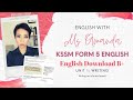 Unit 1: Writing an Informal Email Form 5 English Download B+ Partially explained in Bahasa Melayu