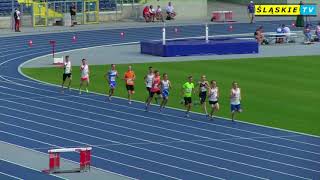 1500m Mężczyzn - finały, dekoracja / XXIV OOM Śląskie 2018