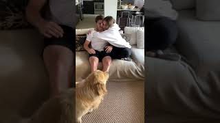 Dog Is Jealous Of Brothers Girlfriend