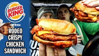 Burger King's RODEO Crispy Chicken Sandwich Food Review | Season 5, Episode 26