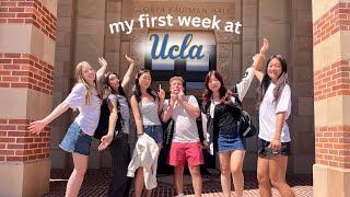 My first week at UCLA!! College move in, making friends, exchange student 🧸🇺🇸