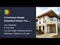 3-bedroom Single Detached House For Sale in Lipa Batangas