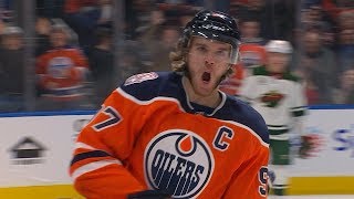 Connor McDavid slices through defense, creates space to snipe goal