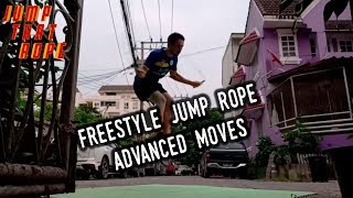 Freestyle Jump Rope Advanced Moves - กระโดดเชือกท่า Advanced - Skipping Rope Skills