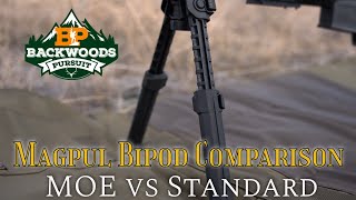 Magpul Bipod Comparison \u0026 Review - Magpul MOE vs Standard Bipod