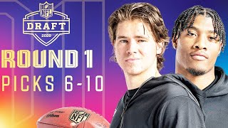 Picks 6-10: Another QB Off the Board! | 2020 NFL Draft