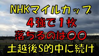 NHKマイルカップ予想【４強で一枚落ちるのは〇〇　】