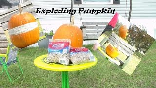 Exploding Pumpkin Challenge (Experiment)