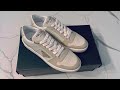 prada downtown leather sneakers unboxing 2023