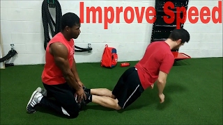 Improve Speed: Partner Glute Ham Raise