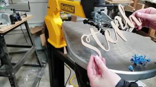 Dewalt Scroll Saw first project