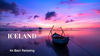 iceland 4k with relaxing classical cinematic music | relaxing iceland waterfall | Claming Music 2021