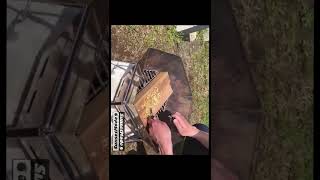 【初心者簡単火起こし・焼肉・ゆるキャン▲BBQ】　簡単火起こし　ファイヤー　make　a fire　 #short