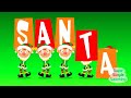 s a n t a christmas version of b i n g o super simple songs