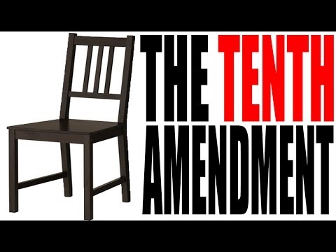 Which statement best explains how the tenth amendment relates to this part of the Constitution?