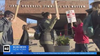 Rutgers enters 1st day of historic strike
