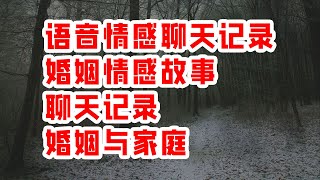 语音情感聊天记录 婚姻情感故事 聊天记录 婚姻与家庭 - 情感故事 2023