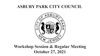 Asbury Park City Council Meeting - October 27, 2021
