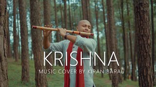 Krish Theme | Krishna Theme  | Shri Krishna Govinda Hare Murari Soulful Flute Cover by Kiran Baral
