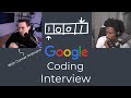Mock Google Coding Interview | Ft. Conner Ardman