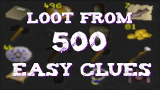 CLIP: Loot From 500 Easy Clues