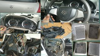 How to open Maruti swift VDI Dashboard | AC cooling coil....#aditya car ac