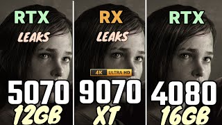 Rx 9070 XT vs 5070 vs 4070 vs  RTX 4080 vs RTX 3070 VS RTX 3080 5070 VS 9070 XT 4K GAMING BENCHMARKS