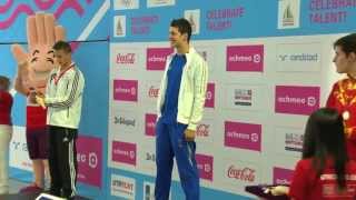 EYOF2013 SWIMMING (B) 100m FLY FINAL