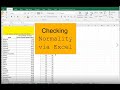 Checking for Normality in Excel