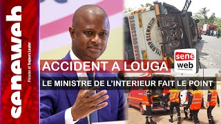 Direct -  @ccident à Louga: le ministre de l'intérieur Antoine Diome fait le point