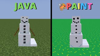 java vs paint