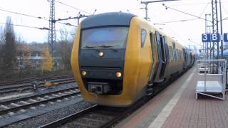 Grensland Express DM '90 3436 departing @ Railroad Station Bad Bentheim, Germany