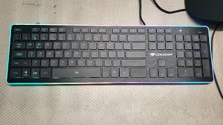 Cougar Vantar Scissor Gaming Keyboard Review (Scissor Switch)