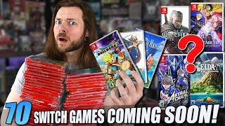 70 GREAT Upcoming Games For The Nintendo Switch!