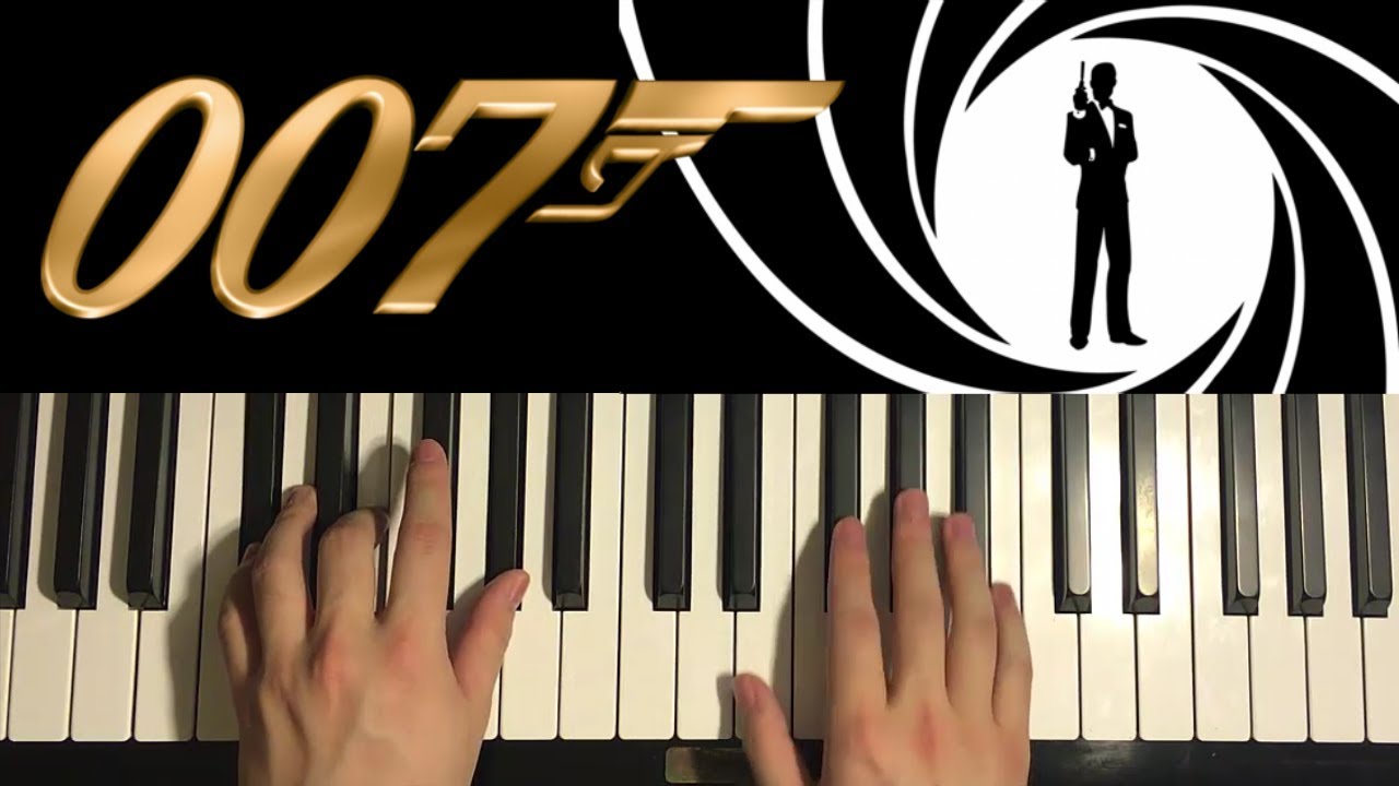 How To Play - JAMES BOND 007 Theme (PIANO TUTORIAL LESSON) - YouTube